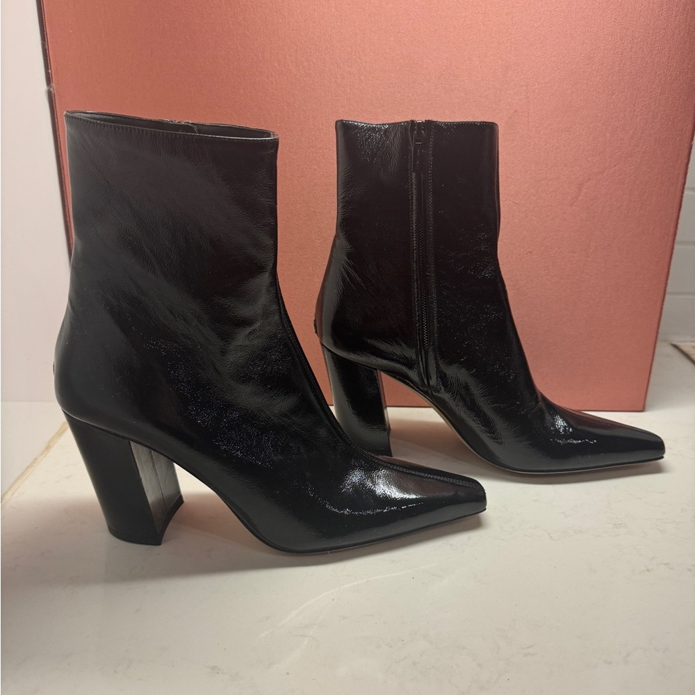Jimmy Choo Patent Leather Booties